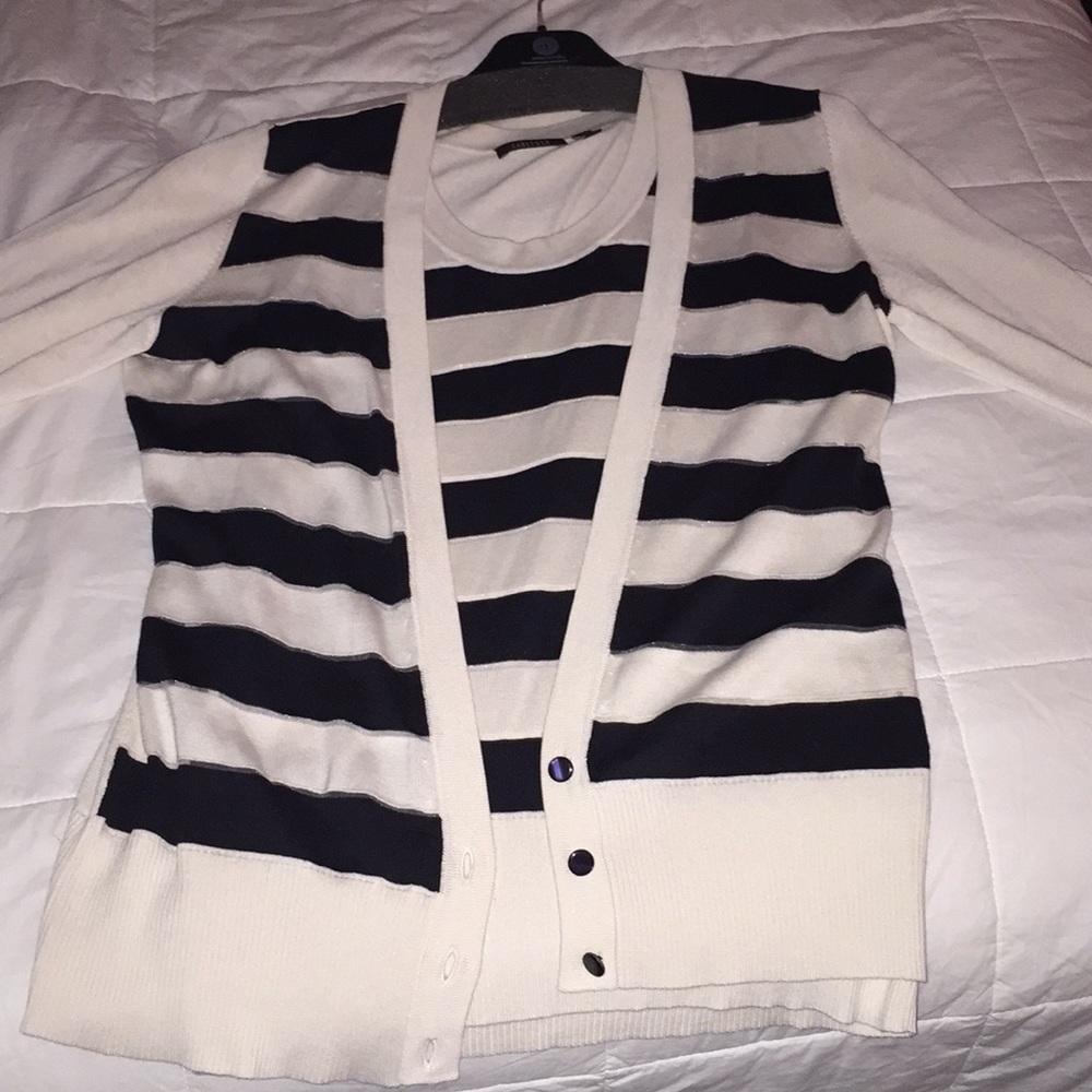 Carlisle Tank top with light sweater strip